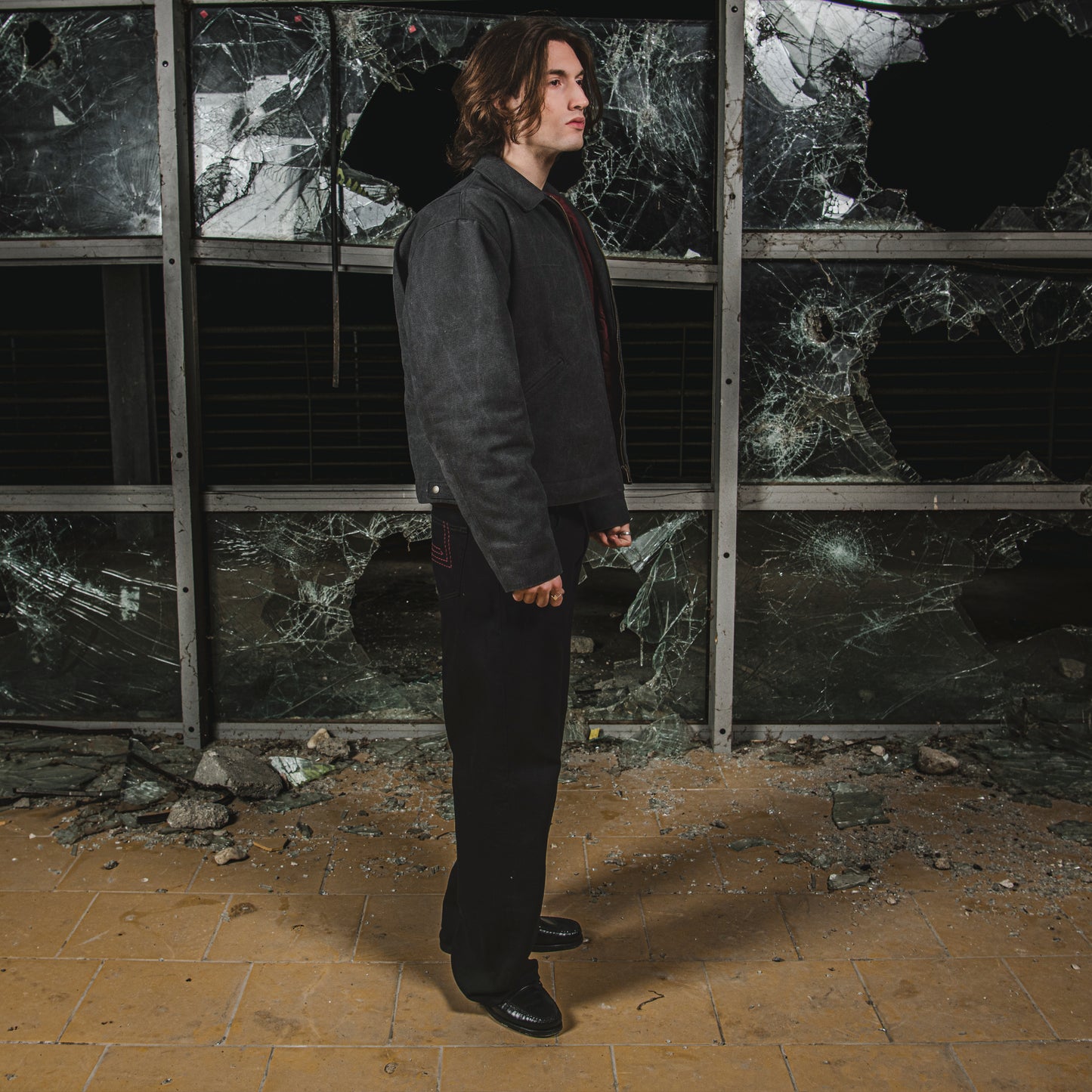 FRAME JACKET - BLACK