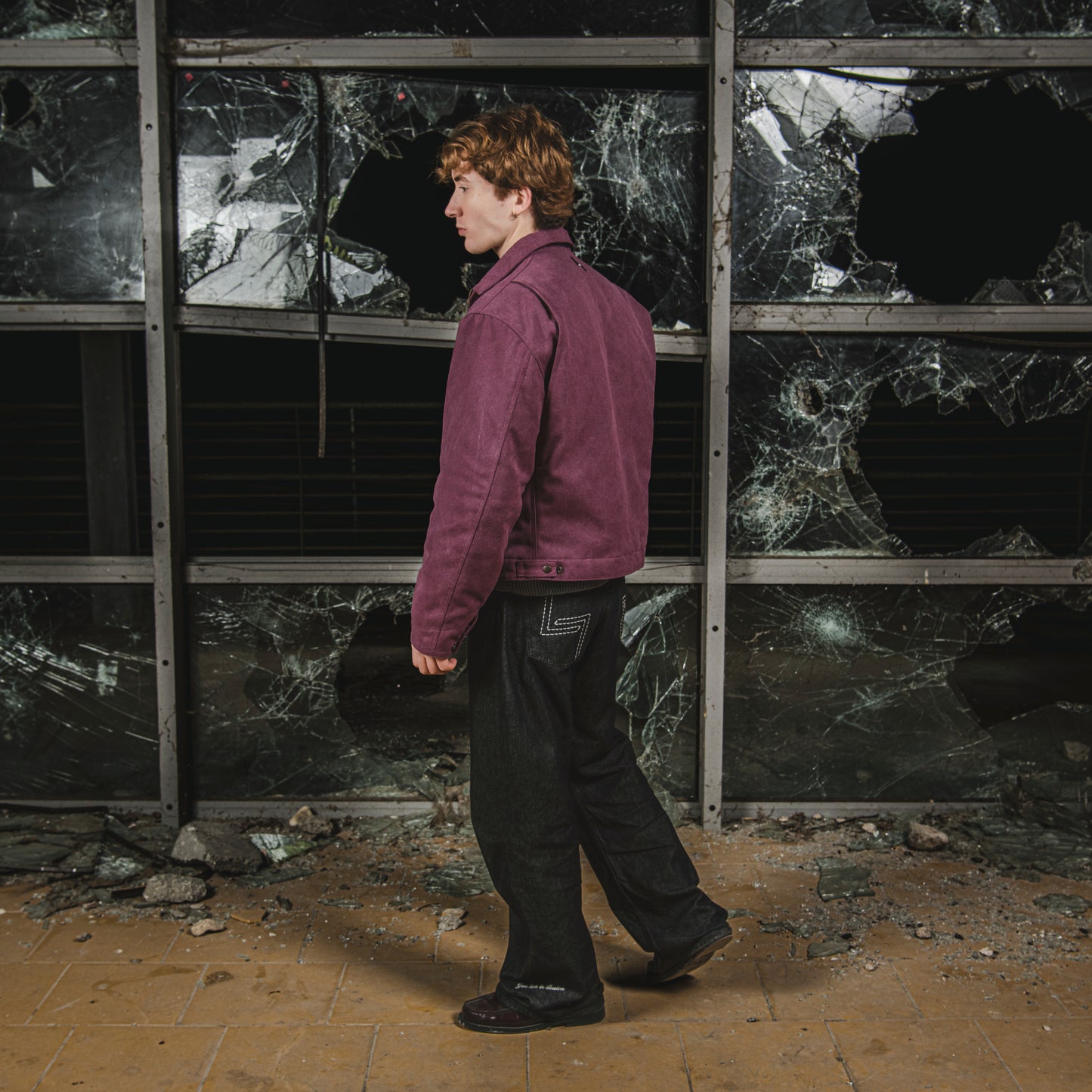 FRAME JACKET - RED WINE