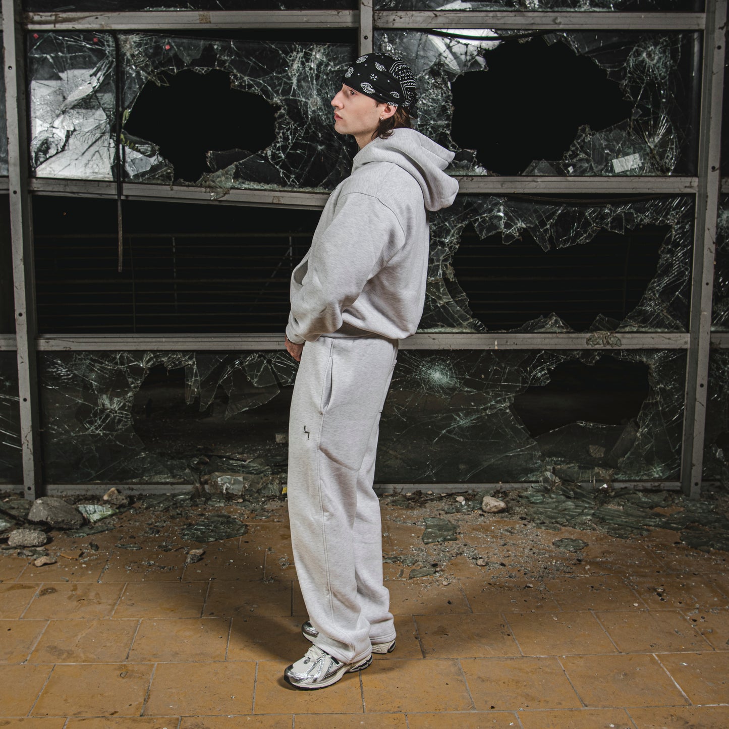 LTN ZIP-UP HOODIE - GREY