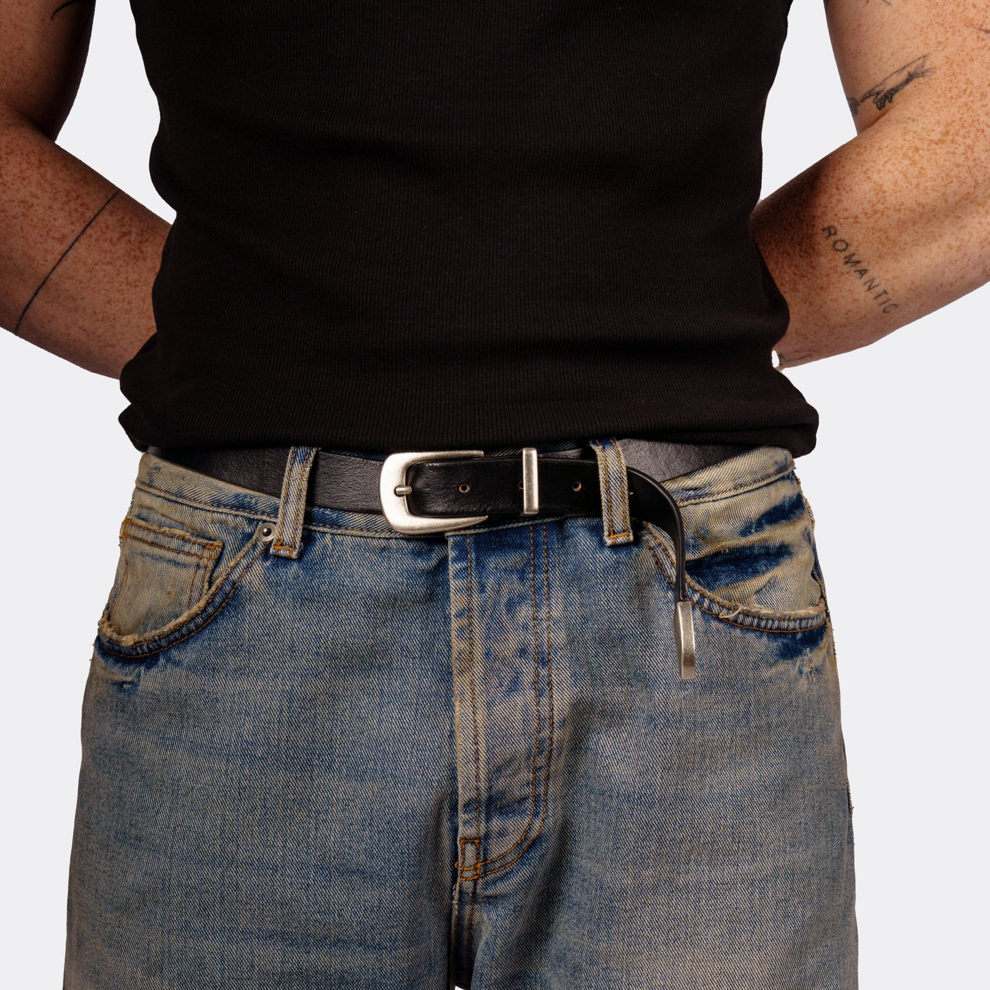 Leather Belt - Black